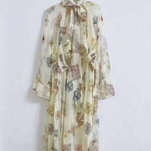 ZIMMERMAN Wonderland Button Dress